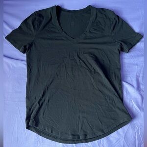 Lululemon Athletica Black V neck t shirt